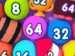 Joc Bubble Merge 2048 on-line