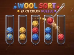 Joc Wool Sort Yarn Color Puzzle on-line