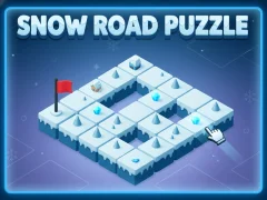 Joc Snow Road Puzzle on-line
