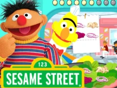 Joc 123 Sesame Street: Super Salad Diner on-line