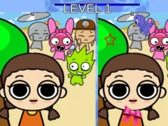 Joc Sprunki and Squid Game Difference on-line