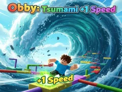 Joc Obby: Tsunami +1 speed on-line