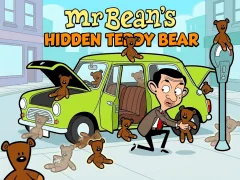 Joc Mr Bean Car Hidden Teddy Bear on-line