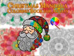Joc Christmas Mandala Coloring Book for Adults on-line