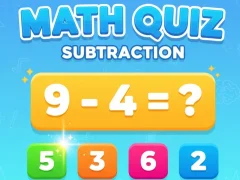 Joc Math Quiz - Subtraction on-line