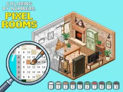 Joc Coloring by Numbers Pixel Rooms on-line
