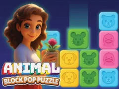 Joc Animal Block Pop Puzzle on-line