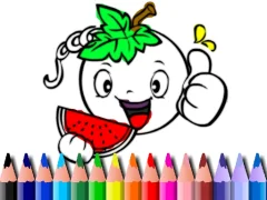 Joc Back To School: Vegy Coloring Book on-line