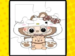Joc Labubu Jigsaw Puzzles for Kids Game on-line