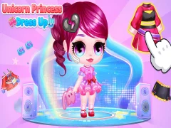 Joc Unicorn Princess Dress Up on-line