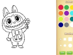 Joc Labubu Doll Coloring Book for Kids on-line