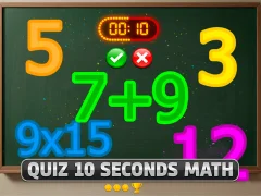 Joc Quiz 10 Seconds Math on-line