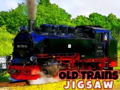 Joc Old Trains Jigsaw on-line