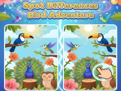 Joc Spot Differences Bird Adventure on-line