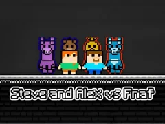Joc Steve and Alex vs Fnaf on-line