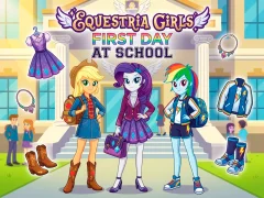 Joc Equestria Girls First Day at School on-line