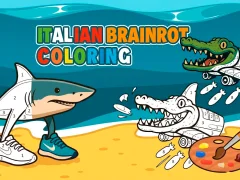 Joc Italian Brainrot Coloring on-line