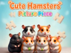 Joc Cute Hamsters Picture piece on-line