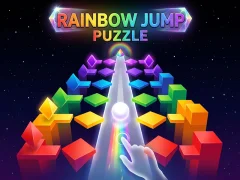 Joc Rainbow Jump Puzzle on-line