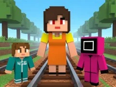 Joc Squid Game Craft Runner on-line