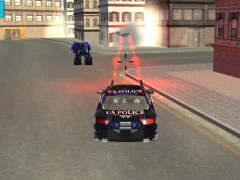 Joc US Police Robot Transform: Robot  fighting games on-line