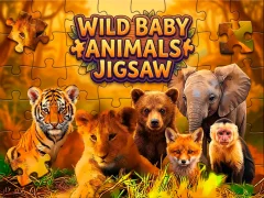 Joc Wild Baby Animals Jigsaw on-line