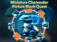 Joc Miniature Charmander Picture Block Quest on-line