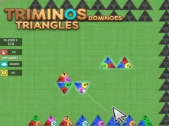 Joc Triminos Dominoes Triangles on-line