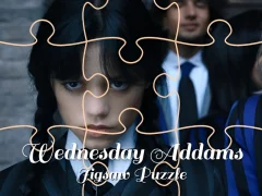 Joc Wednesday Addams Jigsaw Puzzle on-line