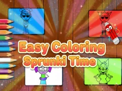 Joc Easy Coloring Sprunki Time on-line