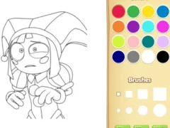 Joc Pomni Coloring Book For Kids on-line