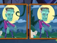 Joc Halloween Find the Differences on-line