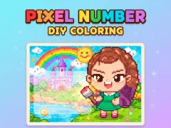 Joc Pixel Number  DIY Coloring on-line