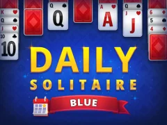 Joc Daily Solitaire Blue on-line