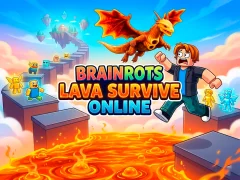 Joc Brainrots Lava Survive Online on-line