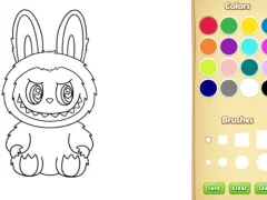 Joc Labubu Coloring Book on-line