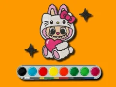 Joc Labubu Coloring Adventure on-line