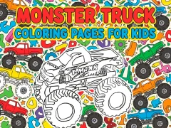 Joc Monster Truck Coloring Pages For Kids on-line