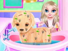 Joc Baby Elsa Puppy Surgery on-line