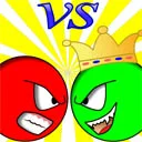 Joc Red ball vs green king on-line