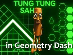 Joc Tung Tung Sahur in Geometry Dash on-line