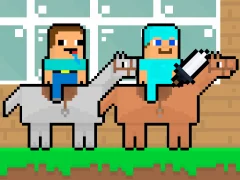 Joc Noob vs Pro HorseCraft on-line