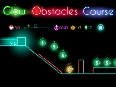 Joc Glow obstacle course on-line