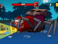Joc Pirate Block Craft Monster Shooter on-line