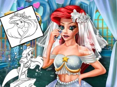 Joc Coloring Book for Ariel Mermaid on-line