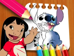 Joc Lilo and Stitch Coloring Book on-line