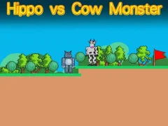 Joc Hippo vs Cow Monster on-line