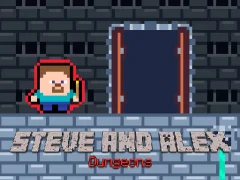 Joc Steve and Alex Dungeons on-line