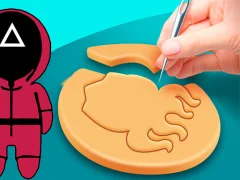 Joc Squid Game cookie Puzzle on-line