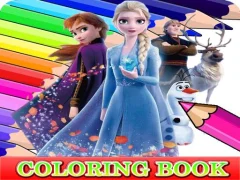 Joc Coloring Book for Frozen Elsa on-line